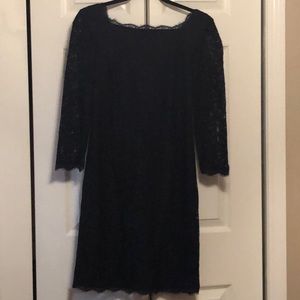 Adrianna Papell- Navy/Lace